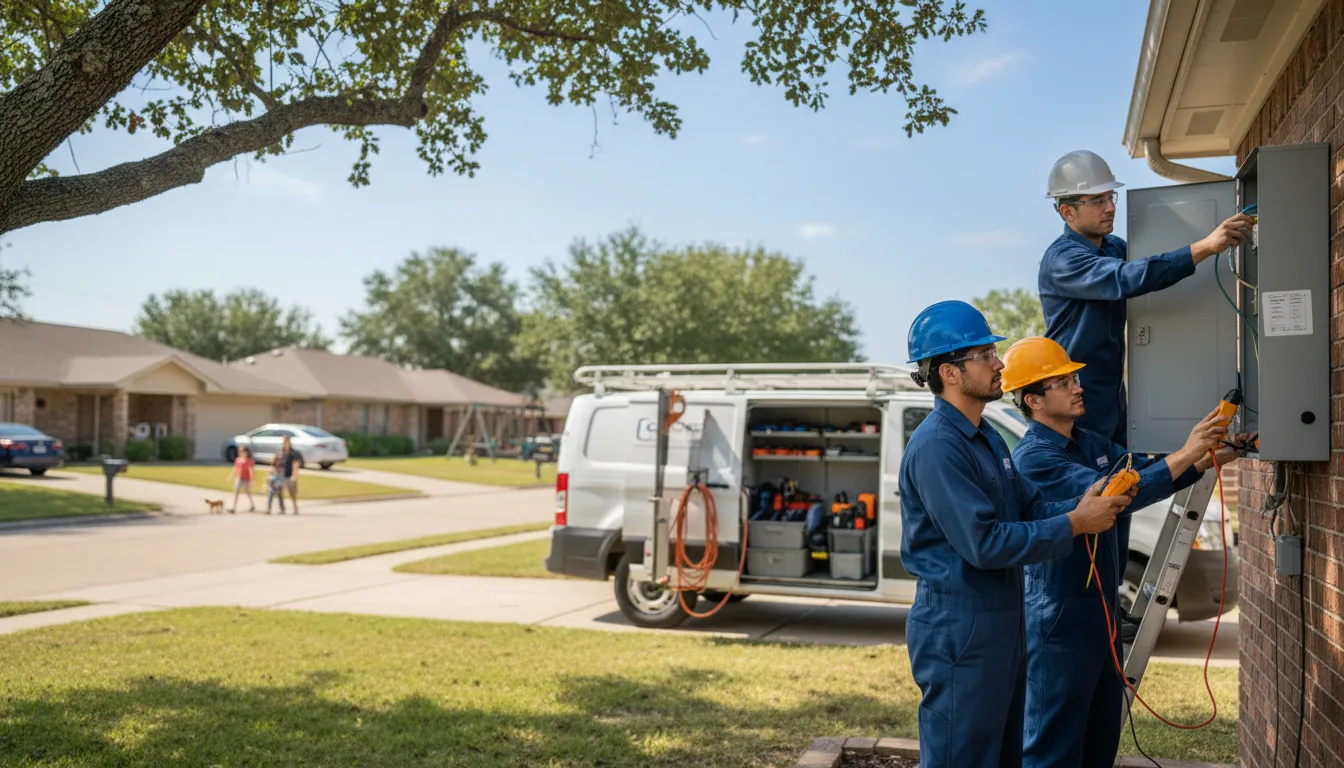 Certified electrician providing emergency electrical services in Wendell, MN